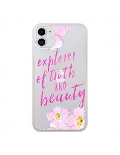 Coque iPhone 11 Explorer of Truth and Beauty Transparente...