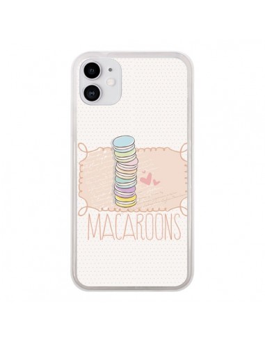 Coque iPhone 11 Macaron Gateau - Sara Eshak