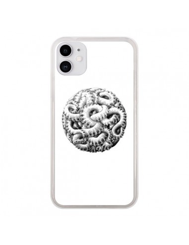 Coque iPhone 11 Boule Tentacule Octopus Poulpe - Senor Octopus