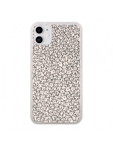 Coque iPhone 11 A lot of cats chat - Santiago Taberna