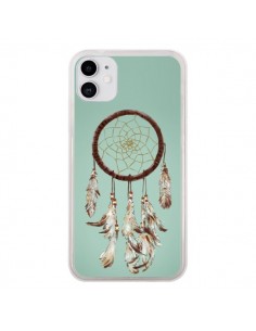 Coque iPhone 11 Attrape-rêves vert - Tipsy Eyes