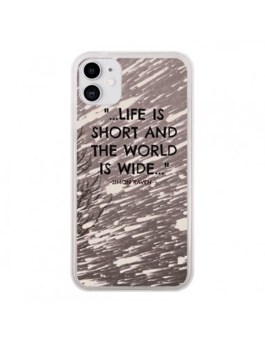 Coque iPhone 11 Life is short Foret - Tara Yarte