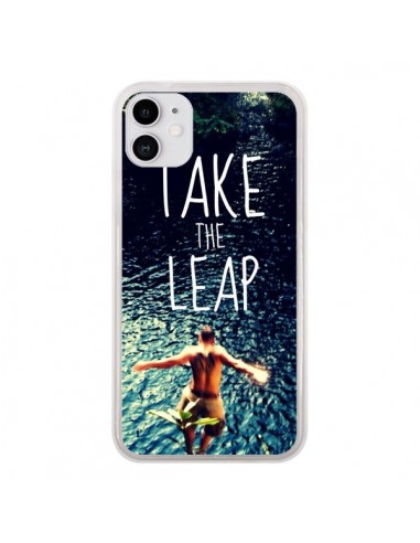 Coque iPhone 11 Take the leap Saut - Tara Yarte