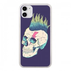 Coque iPhone 11 Tête de mort Punk - Victor Vercesi