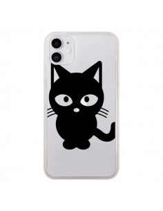 Coque iPhone 11 Chat Noir Cat Transparente - Yohan B.
