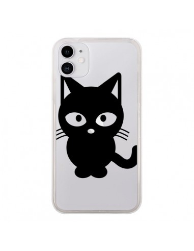 Coque iPhone 11 Chat Noir Cat Transparente - Yohan B.