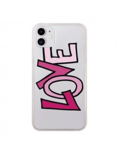 Coque iPhone 11 Love Amour Transparente - Yohan B.