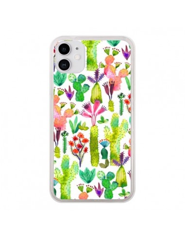Coque iPhone 11 Cacti Garden - Ninola Design