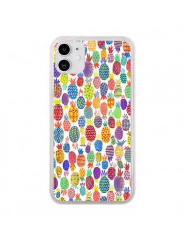 Coque iPhone 11 Cute Pineapples - Ninola Design