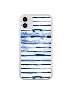 Coque iPhone 11 Electric Lines White - Ninola Design