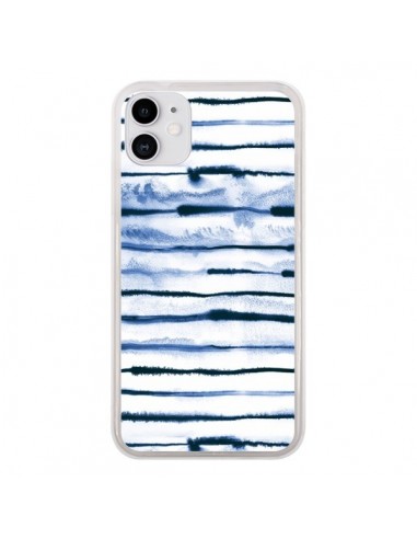 Coque iPhone 11 Electric Lines White - Ninola Design