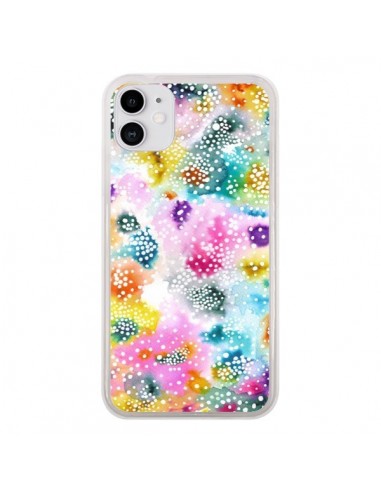 Coque iPhone 11 Experimental Surface Colorful - Ninola Design