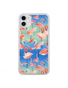 Coque iPhone 11 Flamingo Pink - Ninola Design