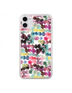 Coque iPhone 11 Gradient Tropical Color Lines - Ninola...