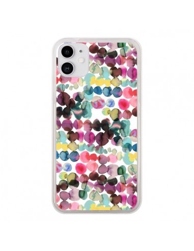 Coque iPhone 11 Gradient Tropical Color Lines - Ninola Design