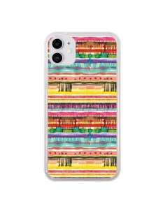Coque iPhone 11 Ink Dust Blue - Ninola Design