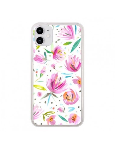 Coque iPhone 11 Painterly Waterolor Texture - Ninola Design