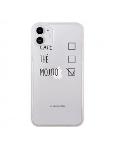 Coque iPhone 11 Café, Thé et Mojito Transparente - Les Vilaines Filles