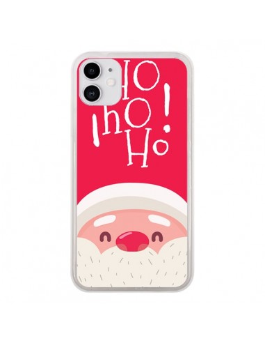 Coque iPhone 11 Père Noël Oh Oh Oh Rouge - Nico