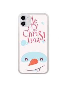 Coque iPhone 11 Bonhomme de Neige Merry Christmas Noël - Nico