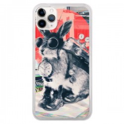 Coque iPhone 11 Pro Lapin Time Traveller - Ali Gulec