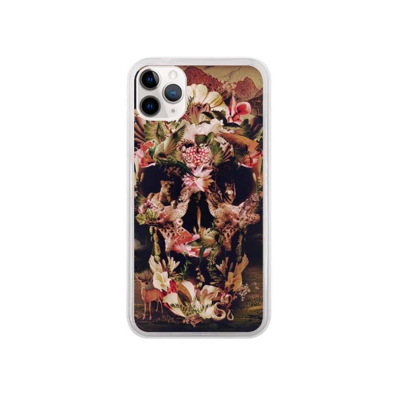 Coque iPhone 11 Pro Jungle Skull Tête de Mort - Ali Gulec