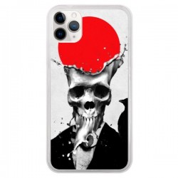 Coque iPhone 11 Pro Splash Skull Tête de Mort - Ali Gulec