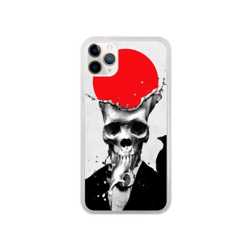 Coque iPhone 11 Pro Splash Skull Tête de Mort - Ali Gulec