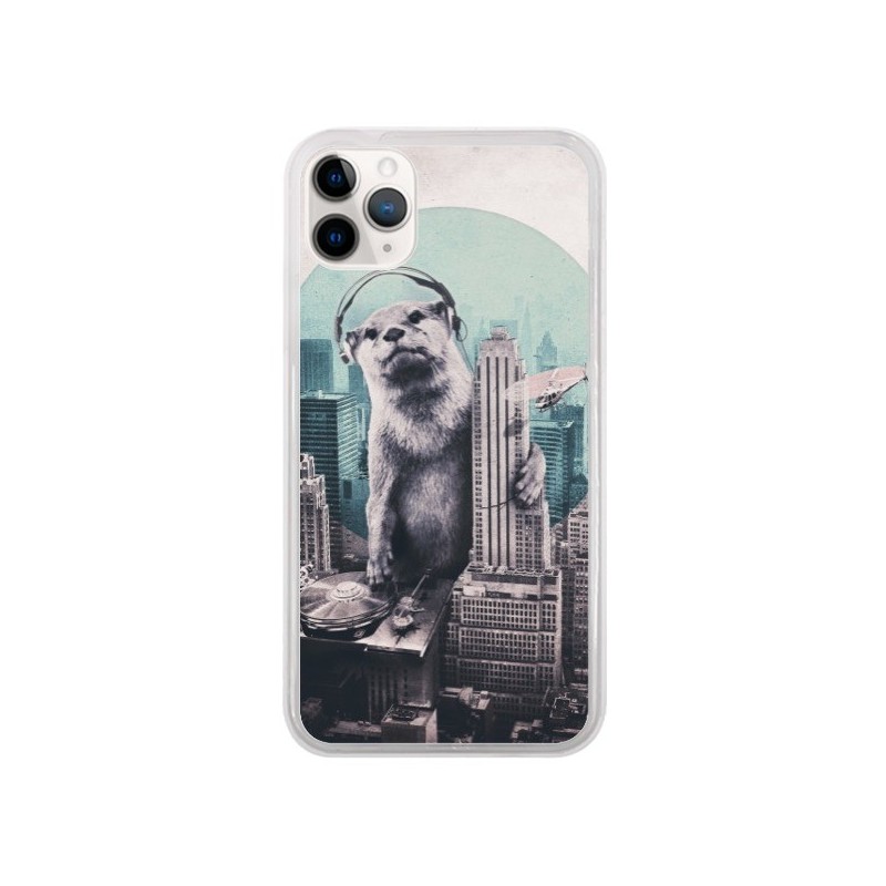 Coque iPhone 11 Pro Loutre Dj New York - Ali Gulec