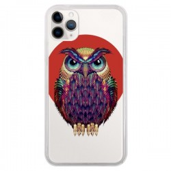 Coque iPhone 11 Pro Chouette Hibou Owl Transparente - Ali...