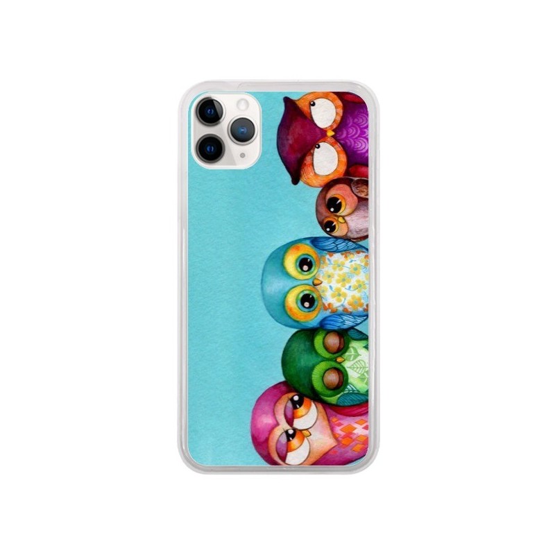 Coque iPhone 11 Pro Famille Chouettes - Annya Kai