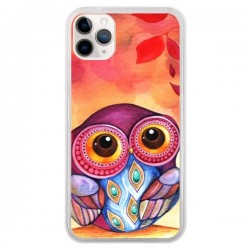 Coque iPhone 11 Pro Chouette Feuilles Automne - Annya Kai