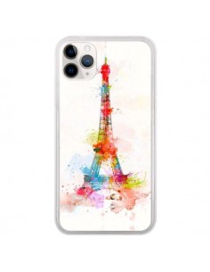 Coque iPhone 11 Pro Paris Tour Eiffel Muticolore - Asano...