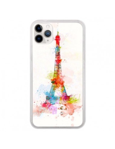Coque iPhone 11 Pro Paris Tour Eiffel Muticolore - Asano Yamazaki