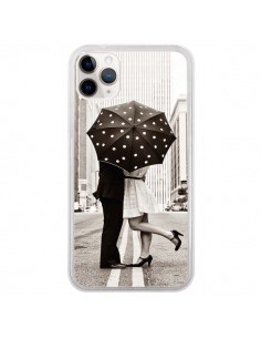 Coque iPhone 11 Pro Secret under Umbrella Amour Couple...
