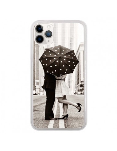 Coque iPhone 11 Pro Secret under Umbrella Amour Couple Love - Asano Yamazaki
