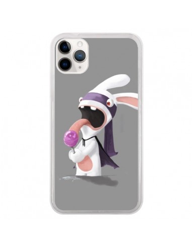 Coque iPhone 11 Pro Lapin Crétin Sucette - Bertrand Carriere