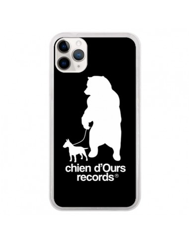 Coque iPhone 11 Pro Chien d'Ours Records Musique - Bertrand Carriere