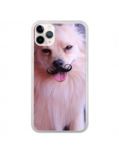 Coque iPhone 11 Pro Clyde Chien Movember Moustache -...
