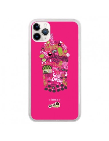 Coque iPhone 11 Pro Bubble Fever Original Flavour Rose - Bubble Fever