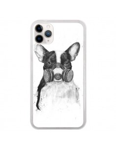 Coque iPhone 11 Pro Tagueur Bulldog Dog Chien Big City...