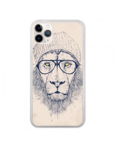 Coque iPhone 11 Pro Cool Lion Lunettes - Balazs Solti