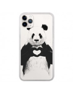 Coque iPhone 11 Pro Panda All You Need Is Love...