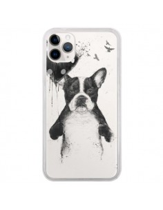 Coque iPhone 11 Pro Love Bulldog Dog Chien Transparente -...