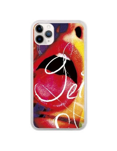 Coque iPhone 11 Pro Get Bouche Sexy - Brozart