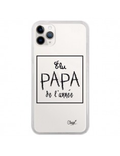 Coque iPhone 11 Pro Elu Papa de l'Année Transparente - Chapo