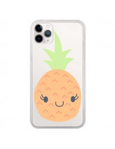 Coque iPhone 11 Pro Ananas Pineapple Fruit Transparente -...