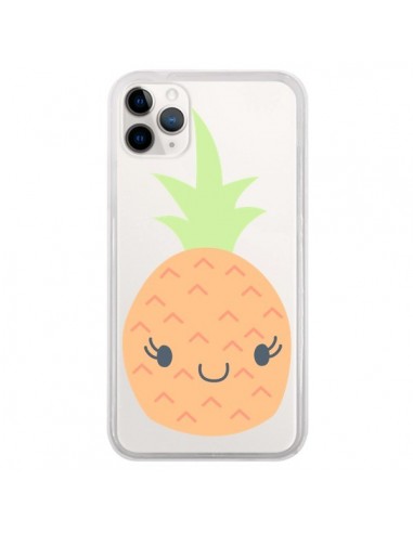Coque iPhone 11 Pro Ananas Pineapple Fruit Transparente - Claudia Ramos