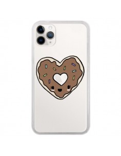 Coque iPhone 11 Pro Donuts Heart Coeur Chocolat...