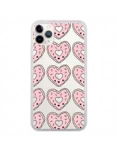 Coque iPhone 11 Pro Donuts Heart Coeur Rose Pink...